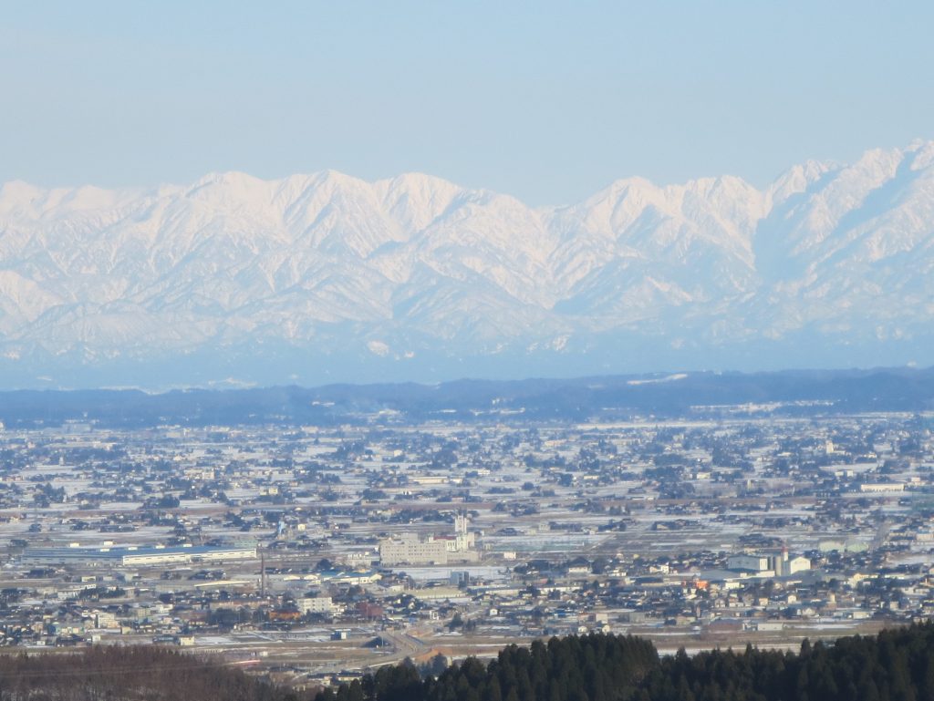 山頂から見える風景